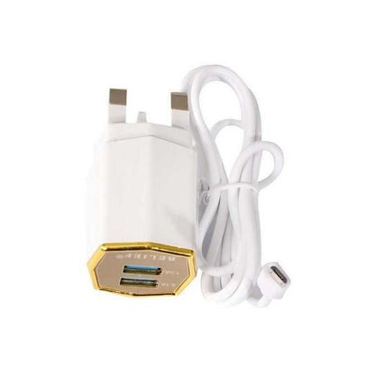 Belief 3.1A Super Fast Double Charger - White