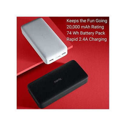 20000mAh Fast Charging XiaoMi Redmi Portable Power Bank