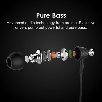 Oraimo Trumpet 3 HIFI Audio In-ear Earphone with Mic