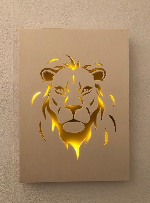 Wall charmers Mounted Lion Head