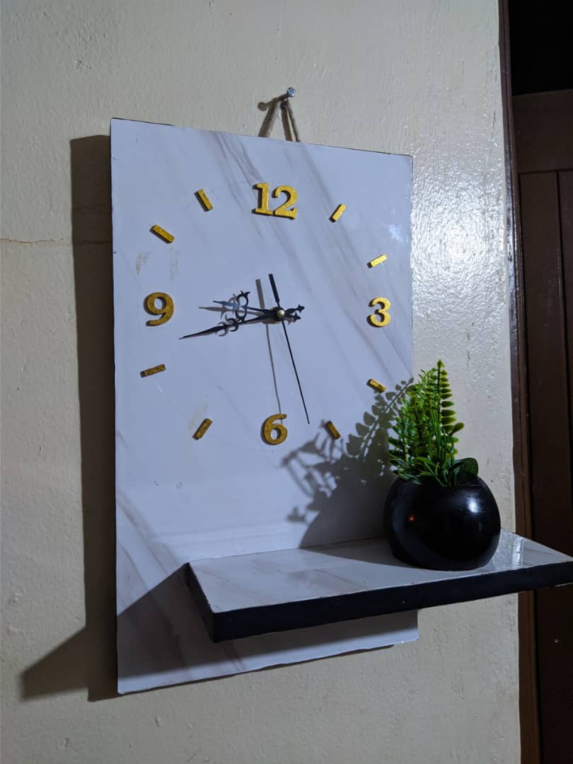 Wall Mounted Clock With Lighting