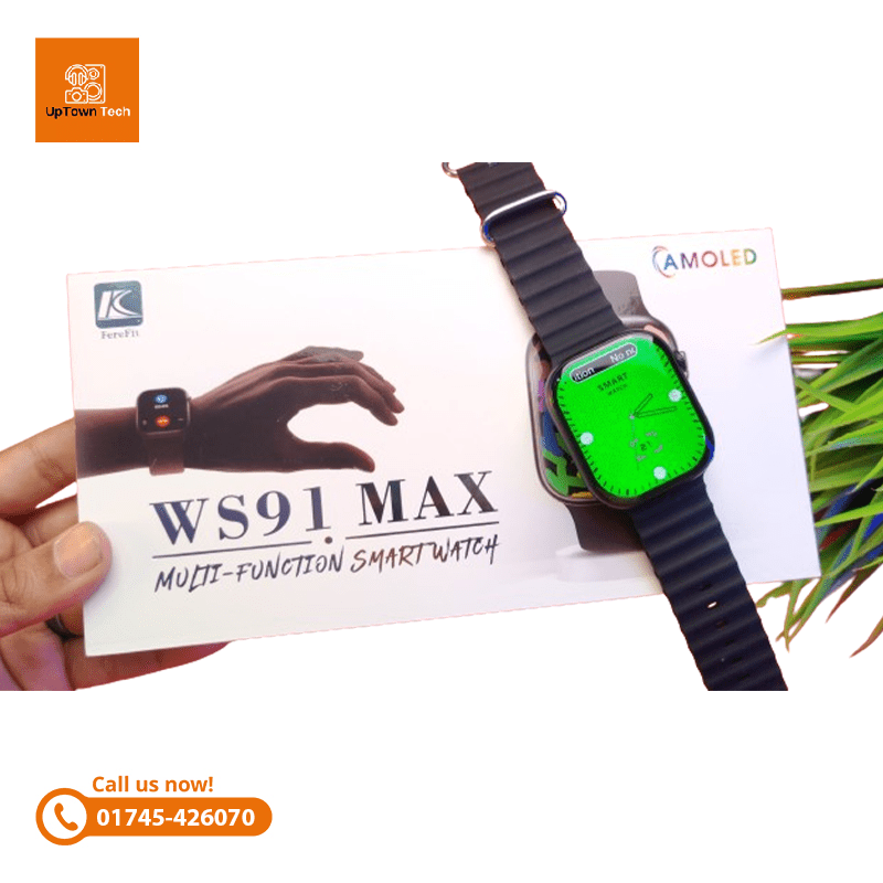 WS91 SmartWatch with FOUR STRAPS