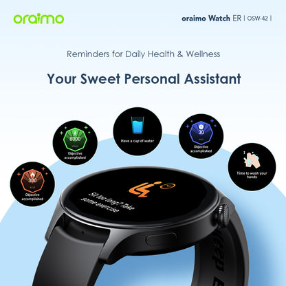 Oraimo OSW-42 Watch ER 1.43” AMOLED IP68 Smart Watch